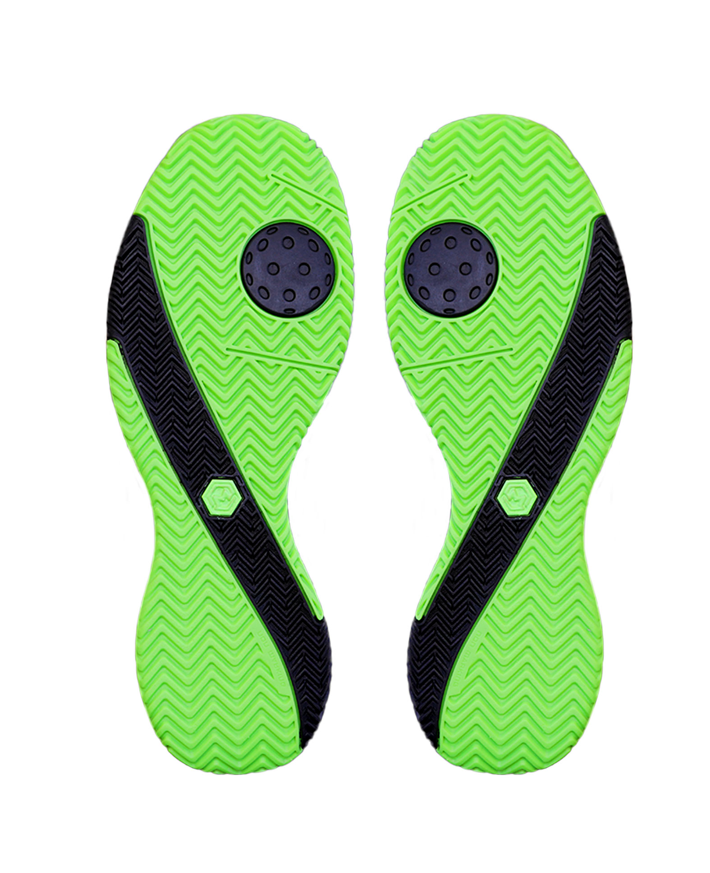 Black & Green Drop 1.0 Pickleball Shoes
