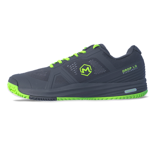 Grey & Green Drop 1.0 Pickleball Shoes