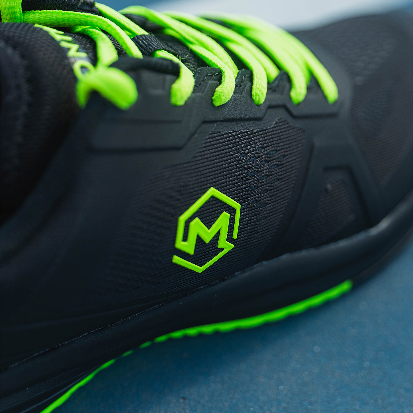 Black & Green Drop 1.0 Pickleball Shoes