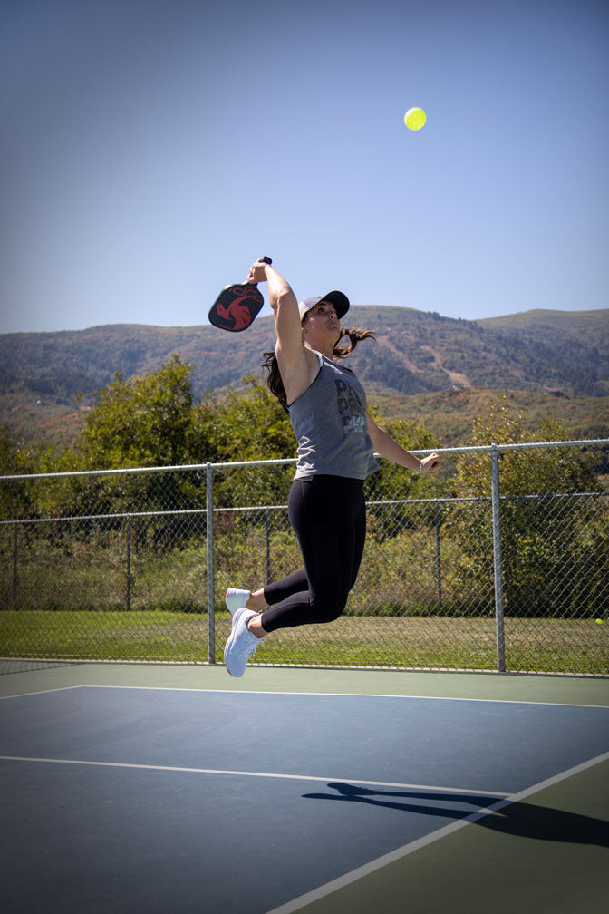 White & Pink Drop 1.0 Pickleball Shoes *Final Few*