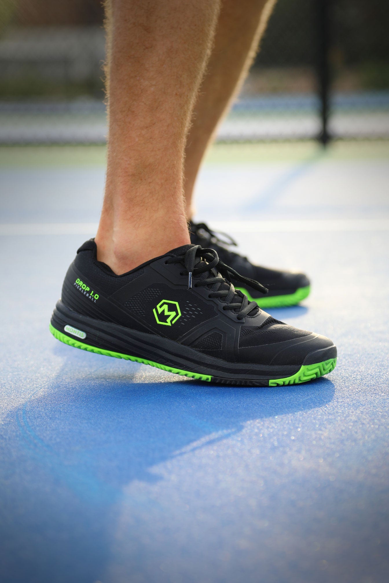 Court shoes designed for pickleball.