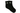 Performance Socks - Black with White Logo