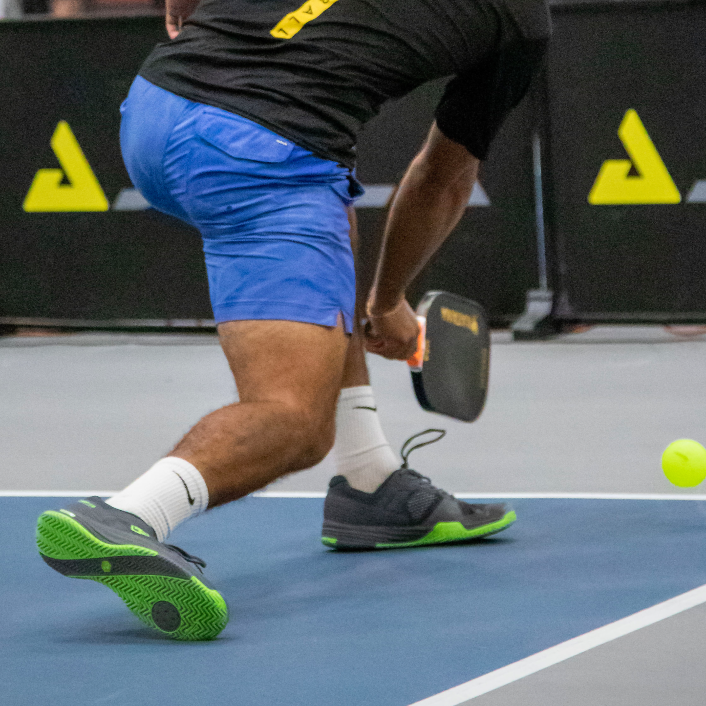 Grey & Green Drop 1.0 Pickleball Shoes