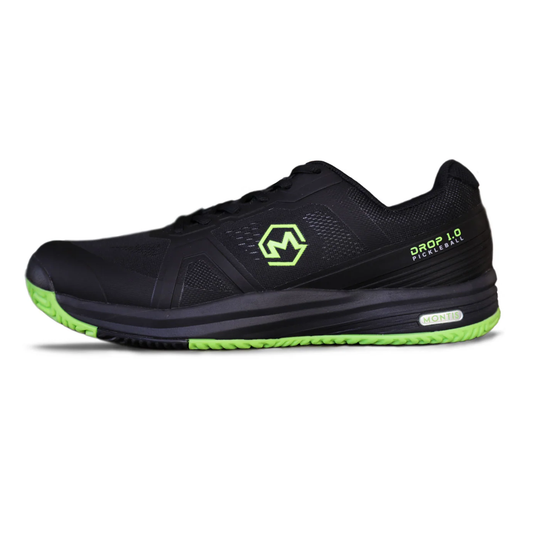 Black & Green Drop 1.0 Pickleball Shoes