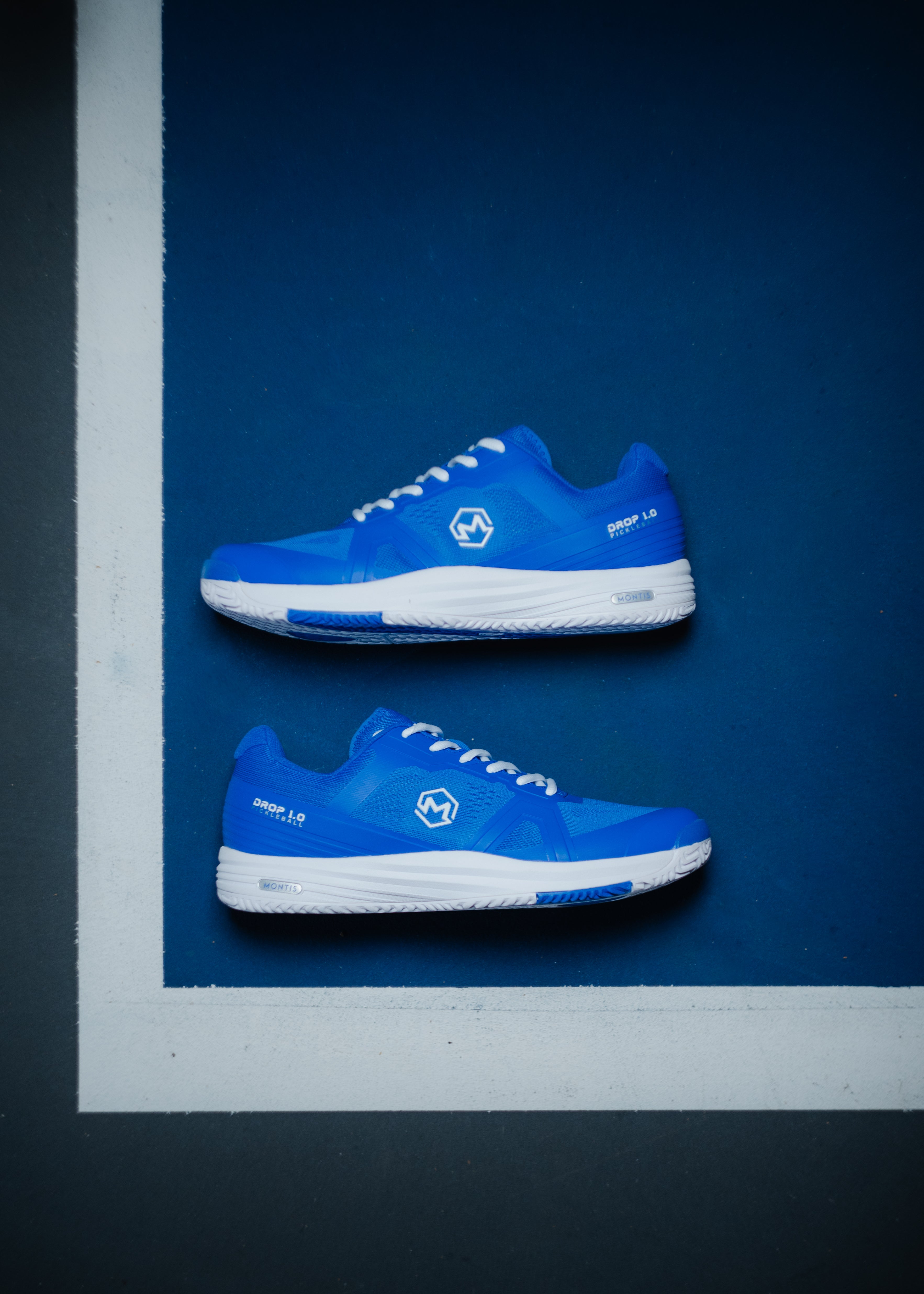 Royal blue with white midsole pickleball shoes – Montis Pickleball