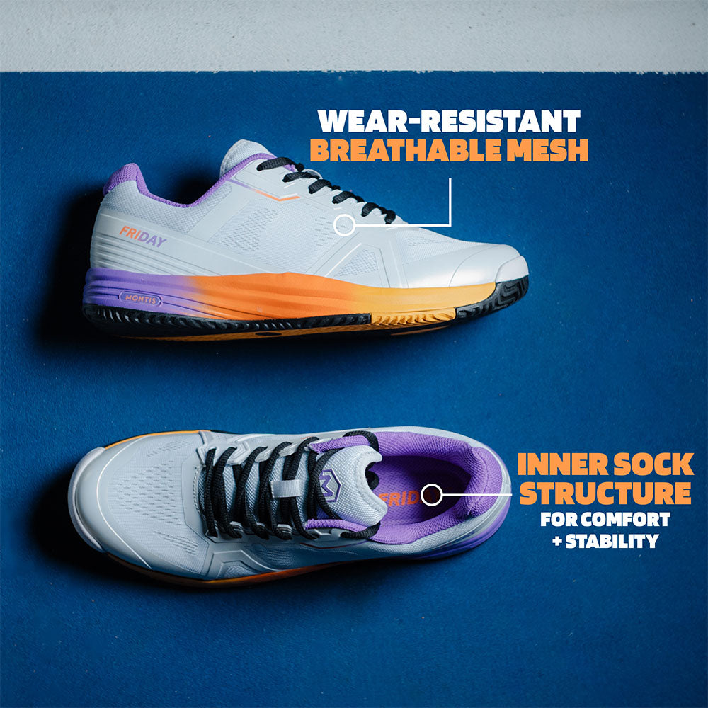 Limited Edition Holbrook Athletic Fit White Pickleball Shoes